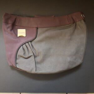 Miche Aubrey Faux Leather Demi Shell Burgundy & Charcoal Lined